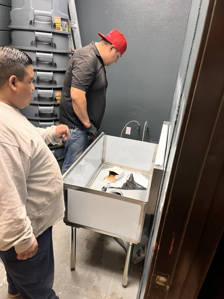 Commercial plumbing and sink installation in Hickory Ridge